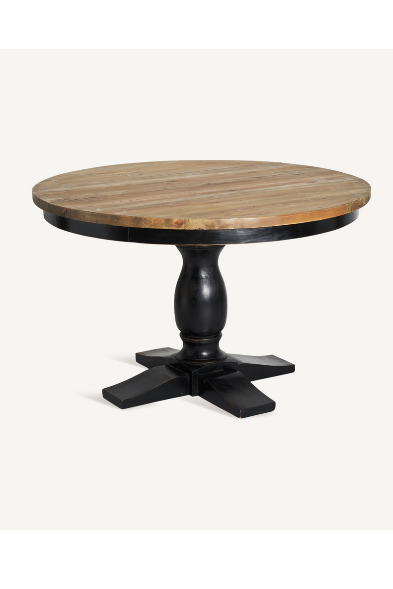 Elm Round Monopod Dining Table | Vical Home Zenica | Oroatrade.com