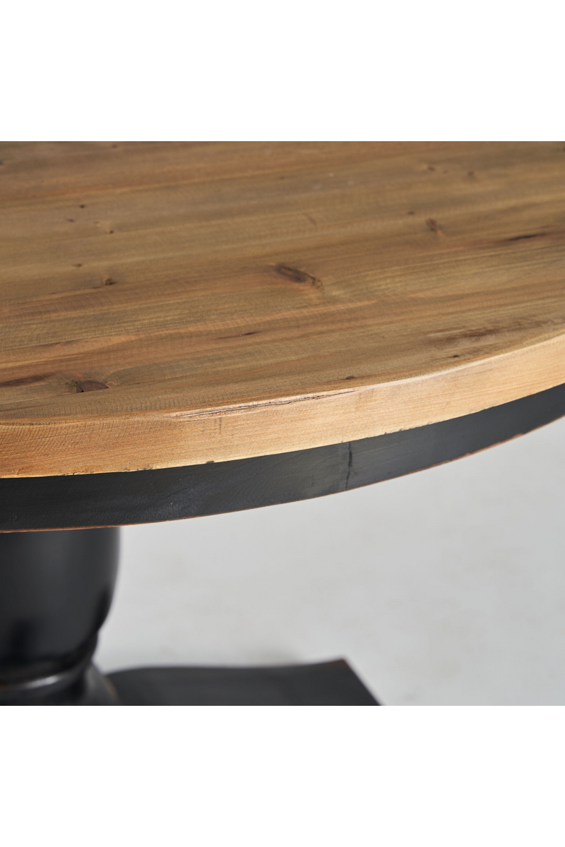 Elm Round Monopod Dining Table | Vical Home Zenica | Oroatrade.com