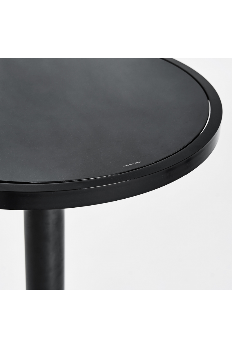 Black Pedestal Bar Table | Vical Home Divion | Oroatrade.com