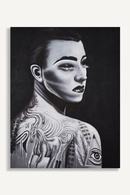 Tattooed Woman Art Print | Vical Home Charlotte | Oroatrade.com