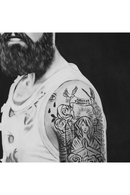 Tattooed Man Art Print | Vical Home Jan | Oroatrade.com