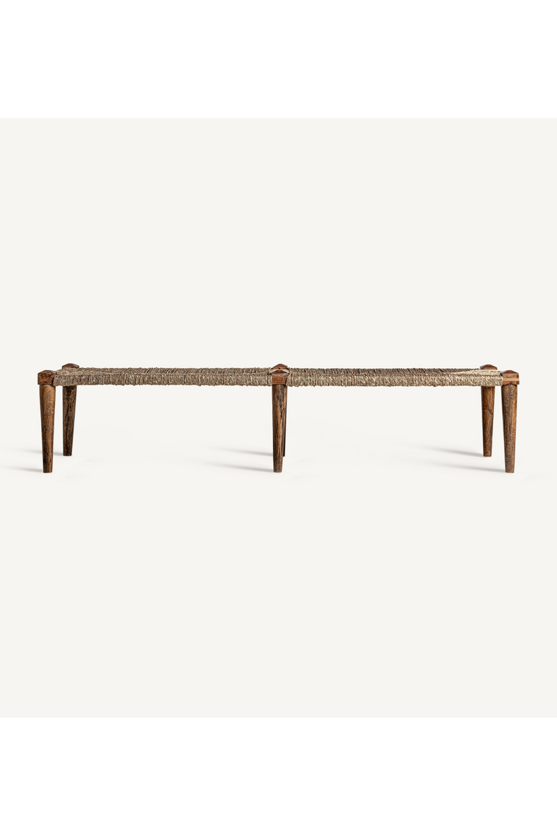 Natural Jute Bench | Vical Home Tassaloro | Oroatrade.com