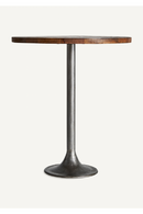 Mango Wood Pedestal Bistro Table | Vical Home Tyler | Oroatrade.com