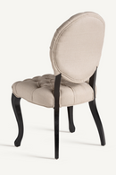 Gray Linen Tufted Dining Chair (2) | Vical Home Jena | Oroatrade.com