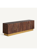 Fluted Mango Wood Media Unit | Vical Home Mesia | Oroatrade.com