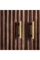 Fluted Mango Wood Media Unit | Vical Home Mesia | Oroatrade.com