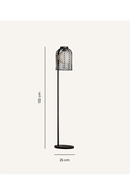 Black Metal Floor Lamp | Vical Home Plissé | Oroatrade.com