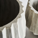 White Ceramic Plant Pots (2) | Vical Home Essing