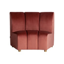 Pink Velvet Modular Sofa | Vical Home Suhl