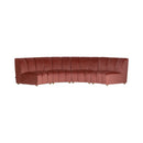 Pink Velvet Modular Sofa | Vical Home Suhl