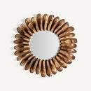 Mango Wood Round Mirror | Vical Home Roth