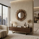 Mango Wood Round Mirror | Vical Home Roth