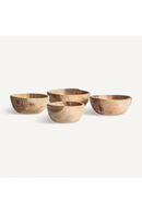 Tropical Wood Bowl Set (4) | Vical Home Blessieh | Oroatrade.com