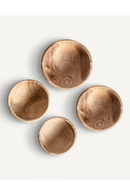 Tropical Wood Bowl Set (4) | Vical Home Blessieh | Oroatrade.com
