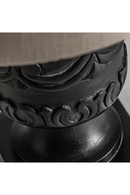 Carved Black Wood Table Lamp | Vical Home | Oroatrade.com