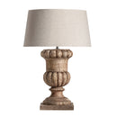 Cream Cotton Table Lamp | Vical Home Prechtal