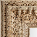 Carved Wooden Rectangular Mirror | Vical Home Vouxell