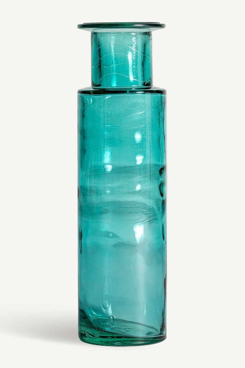 Turquoise Glass Vase | Vical Home Sea | Oroatrade.com