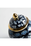 Floral Ceramic Lidded Jar | Vical Home Zuri | Oroatrade.com