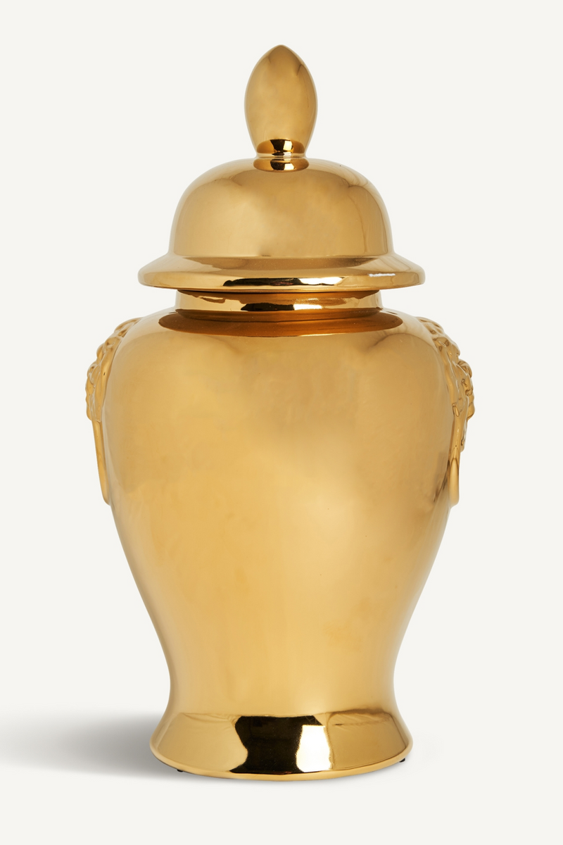 Gold Ceramic Vase L | Vical Home Lua | Oroatrade.com