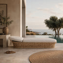 Cushioned Rattan Sun Lounger | Vical Home Glades