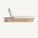Cushioned Rattan Sun Lounger | Vical Home Glades