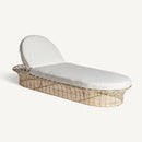 Cushioned Rattan Sun Lounger | Vical Home Glades
