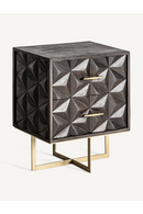 Faceted 2-Drawer Nightstand | Vical Home Tully | Oroatrade.com