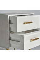 Modern White 2-Drawer Nightstand | Vical Home Kempten | Oroatrade.com