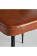 Brown Leather Tufted Dining Chair (2) | Vical Home Dexter | Oroatrade.com