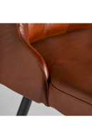 Brown Leather Tufted Dining Chair (2) | Vical Home Dexter | Oroatrade.com
