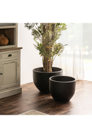 Black Terracotta Planters (2) | Vical Home Blaghe | Oroatrade.com