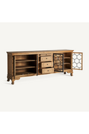 Hexagonal Patterned 4-Door Sideboard | Vical Home Lavik | Oroatrade.com