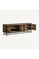 4-Door Elm Wood Media Unit | Vical Home Xuzhou | Oroatrade.com