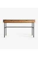 Elm Wood 2-Drawer Desk | Vical Home Nuapa | Oroatrade.com