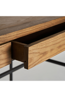 Elm Wood 2-Drawer Desk | Vical Home Nuapa | Oroatrade.com