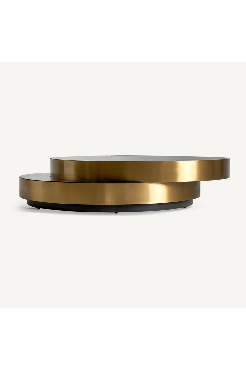 Black Glass Oval Coffee Table | Vical Home Grein | Oroatrade.com