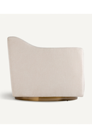 Cream Channeled Lounge Armchair | Vical Home Scuol | Oroatrade.com