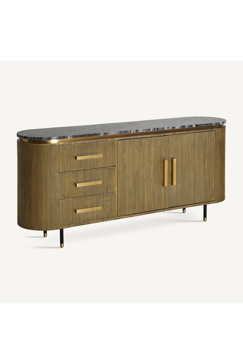 Marble Top Gold Sideboard | Vical Home Valbruna | Oroatrade.com