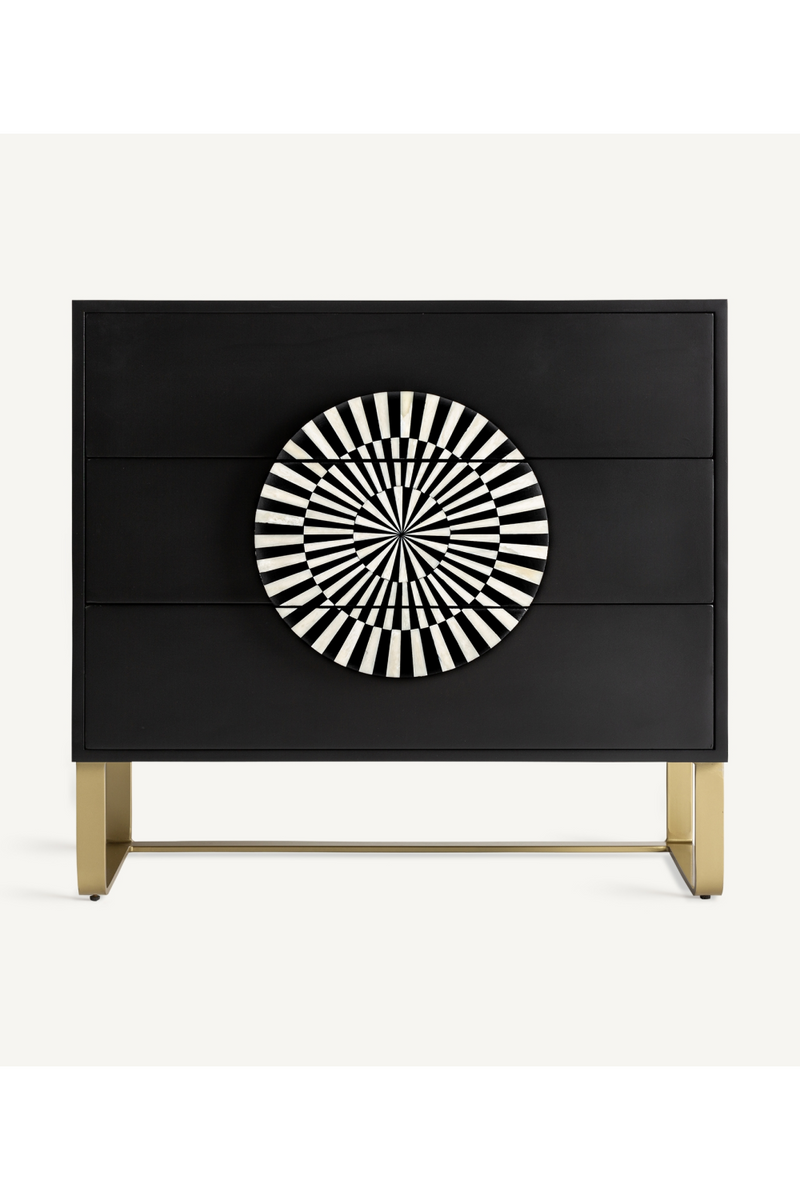 Art Deco 3-Drawer Chest | Vical Home Gatsby | Oroatrade.com