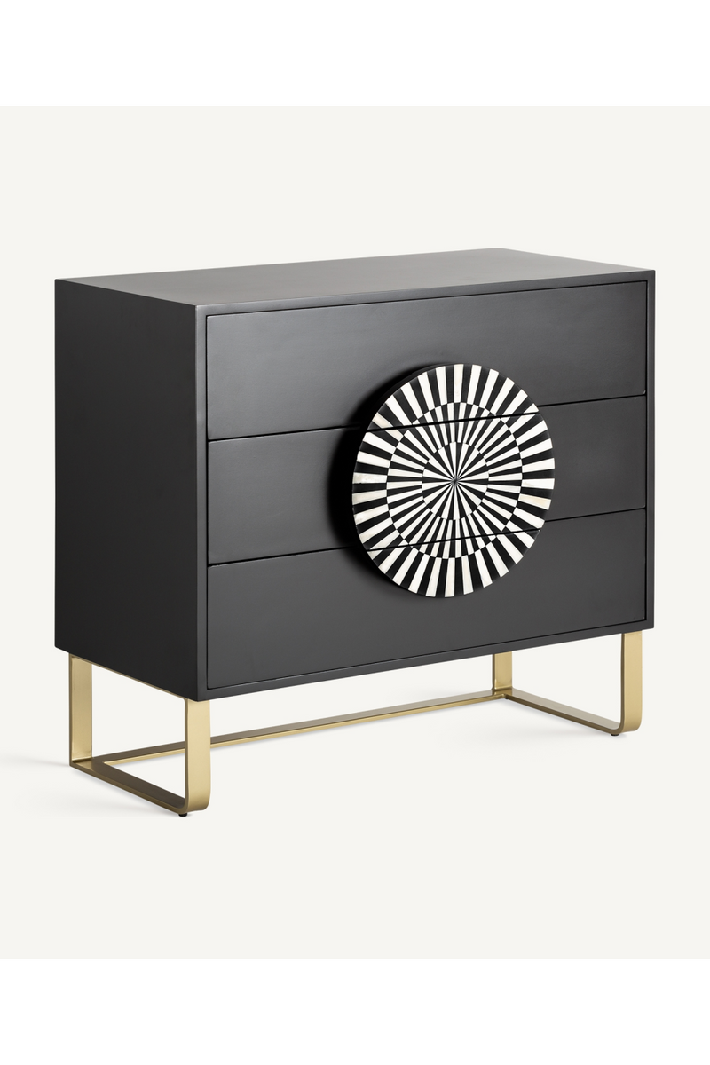 Art Deco 3-Drawer Chest | Vical Home Gatsby | Oroatrade.com