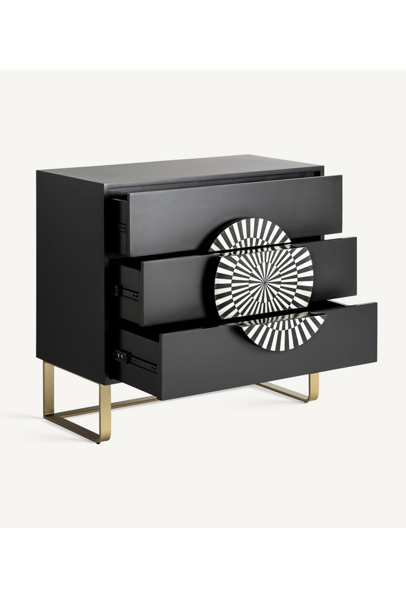 Art Deco 3-Drawer Chest | Vical Home Gatsby | Oroatrade.com