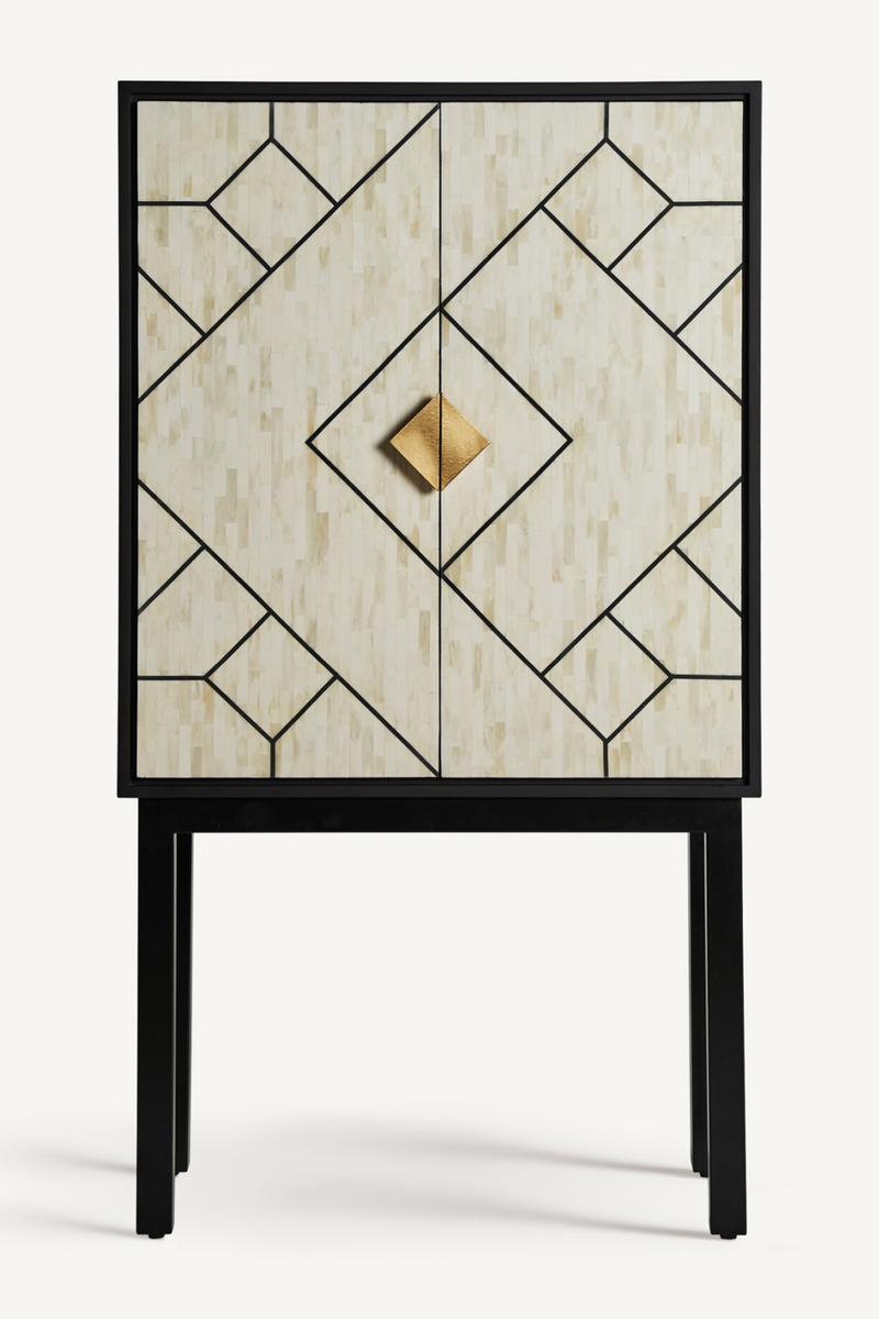 Bone-Detailed Modern Cabinet | Vical Home Charmes | Oroatrade.com