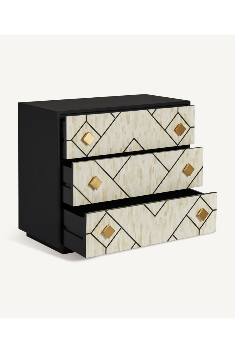 Gold Accent Chest of Drawers | Vical Home Charmes | Oroatrade.com