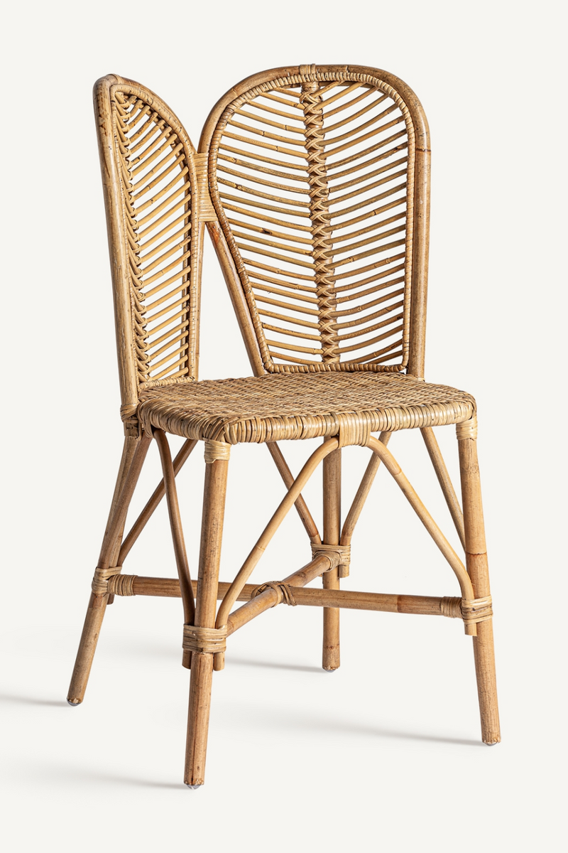 Rattan Double-Back Accent Chair | Vical Home Noale | Oroatrade.com