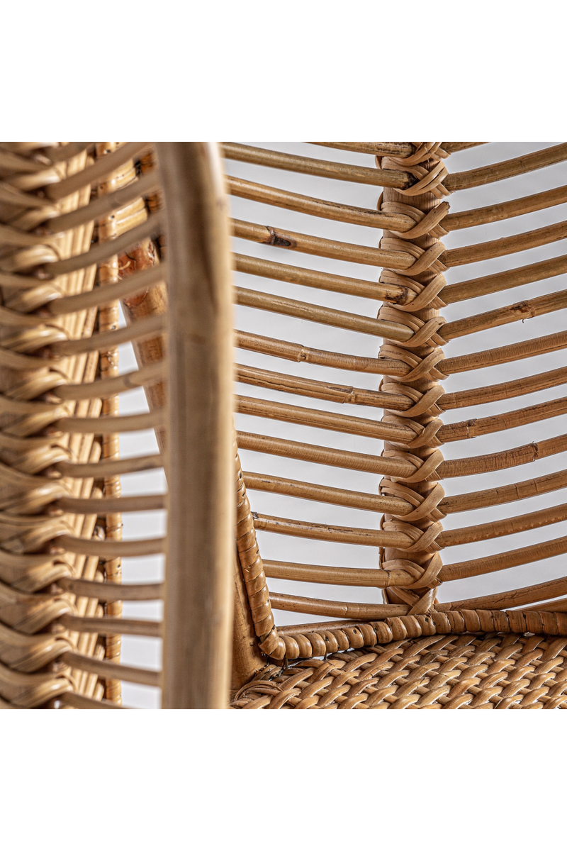 Rattan Double-Back Accent Chair | Vical Home Noale | Oroatrade.com