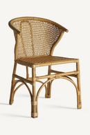 Rattan Curved Dining Chair | Vical Home Nalles | Oroatrade.com