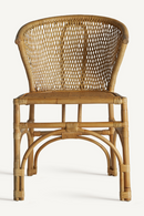 Rattan Curved Dining Chair | Vical Home Nalles | Oroatrade.com