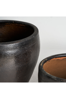 Black Ceramics Plant Pots (2) | Vical Home Gaye | Oroatrade.com