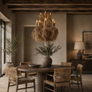 Jute Fringed Chandelier | Vical Home